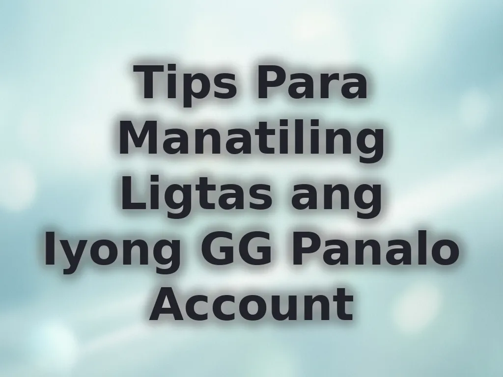 Account security
